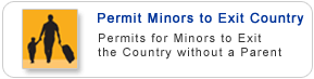 Permit Minors to Exit Country without a Parent